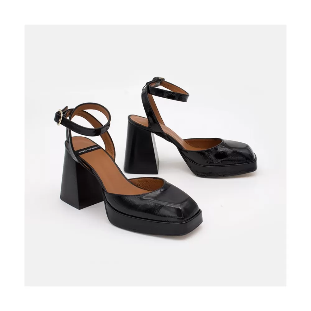Mujer Ángel Alarcón Badda - Zapatos De Charol Con Correa