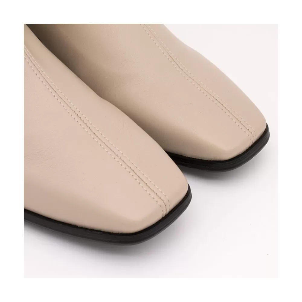 Mujer Ángel Alarcón Bette - Bota Elastica De Cana Muy Alta Con Tacon Bajo