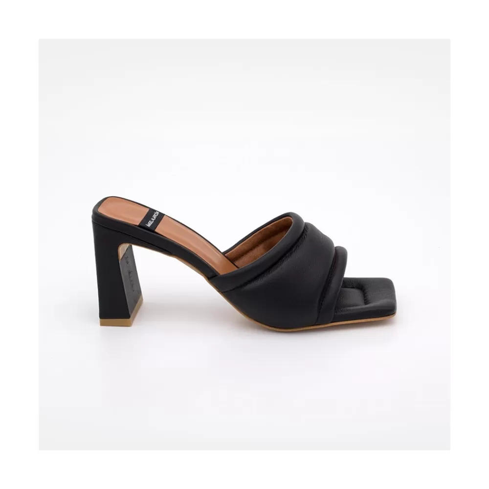 Mujer Ángel Alarcón Capucine - Mule Acolchado De Piel Con Tacon