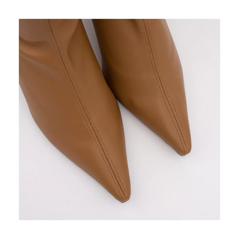 Mujer Ángel Alarcón Fancy - Bota Elastica De Vestir Con Punta Fina Y Tacon