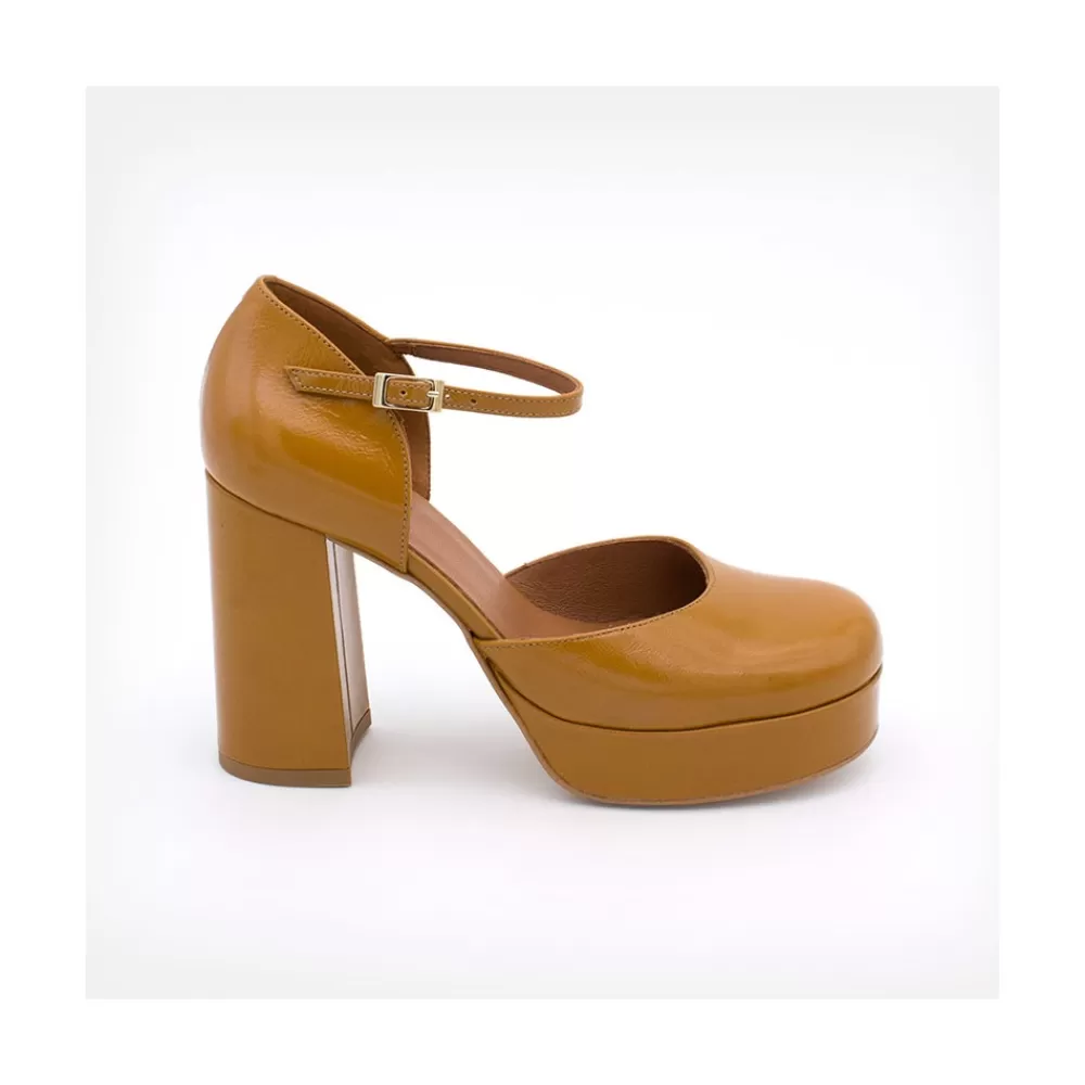 Mujer Ángel Alarcón Gloria - D'Orsay De Tacon Ancho Y Plataforma Con Puntera Redonda