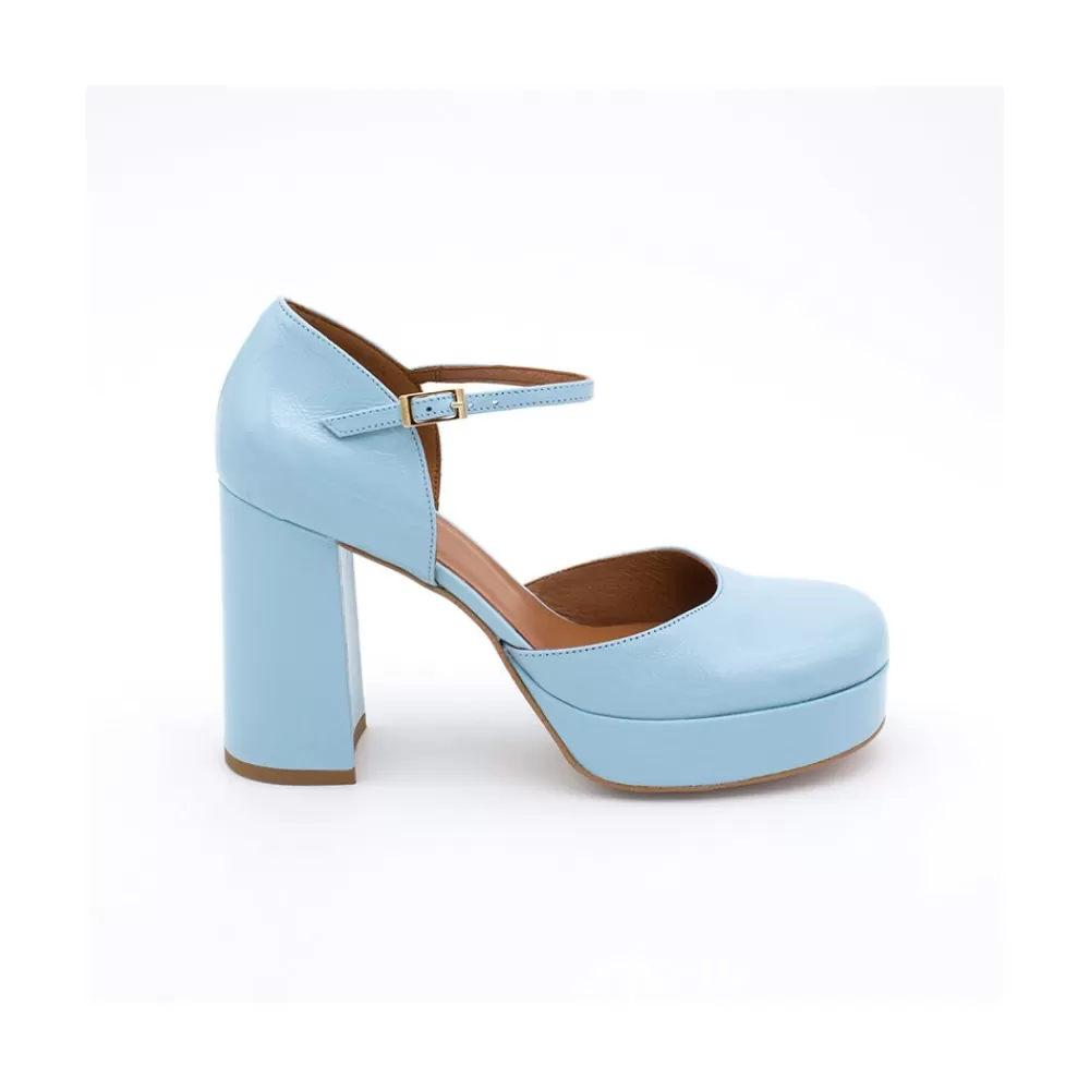 Mujer Ángel Alarcón Gloria - D'Orsay De Tacon Ancho Y Plataforma Con Puntera Redonda