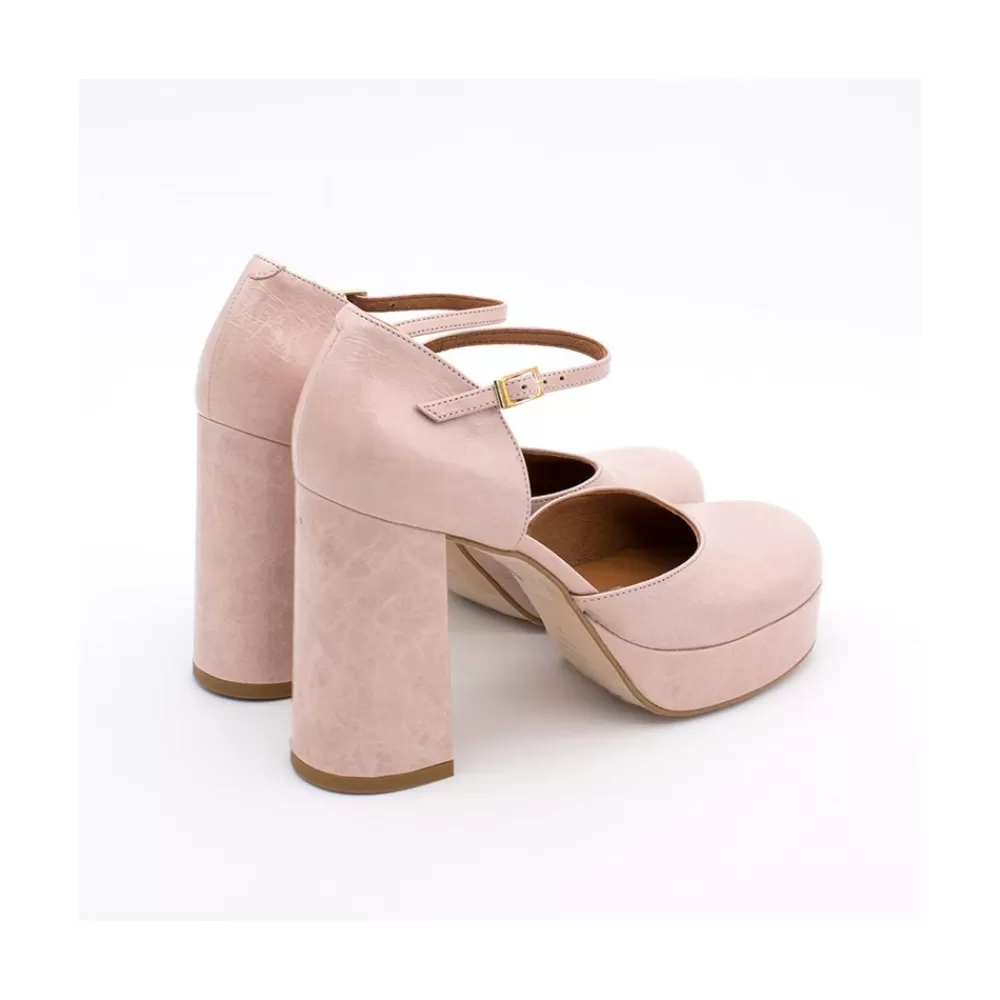 Mujer Ángel Alarcón Gloria - D'Orsay De Tacon Ancho Y Plataforma Con Puntera Redonda