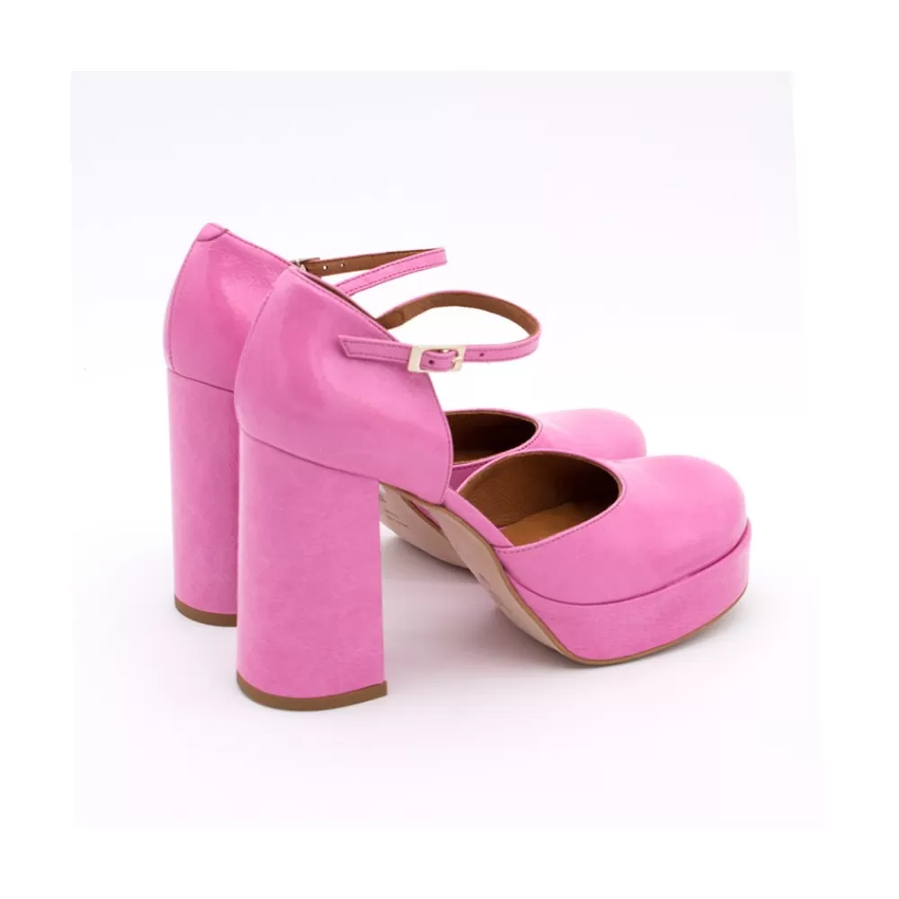 Mujer Ángel Alarcón Gloria - D'Orsay De Tacon Ancho Y Plataforma Con Puntera Redonda