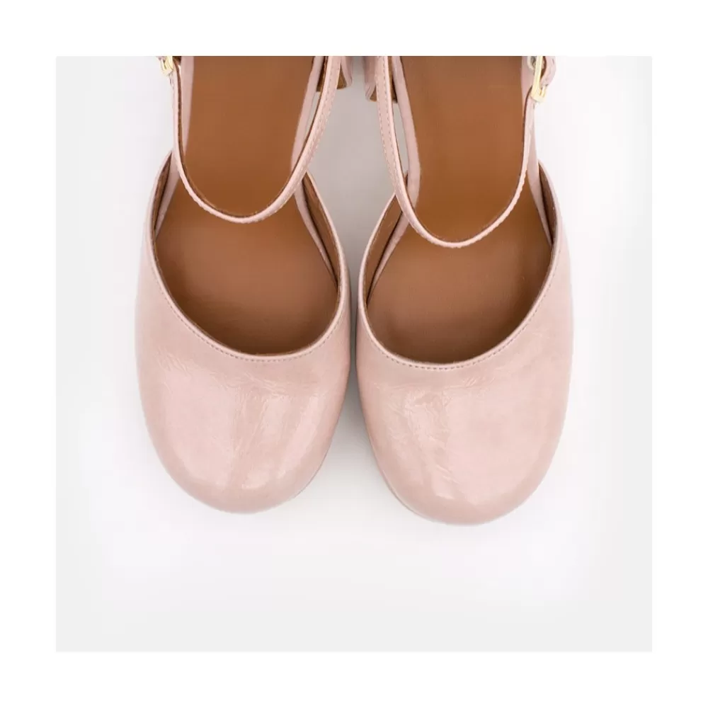 Mujer Ángel Alarcón Gloria - D'Orsay De Tacon Ancho Y Plataforma Con Puntera Redonda