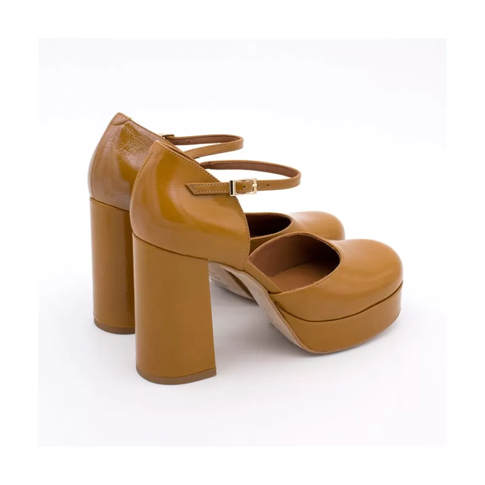 Mujer Ángel Alarcón Gloria - D'Orsay De Tacon Ancho Y Plataforma Con Puntera Redonda