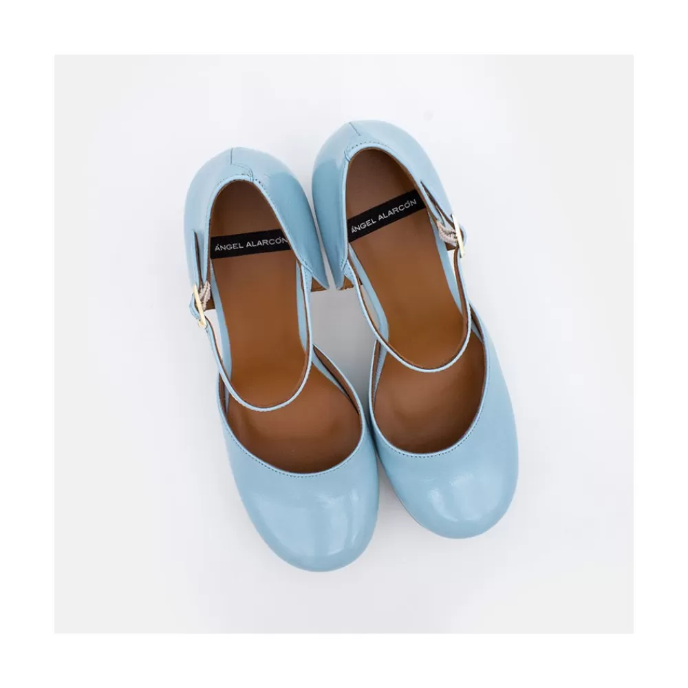 Mujer Ángel Alarcón Gloria - D'Orsay De Tacon Ancho Y Plataforma Con Puntera Redonda