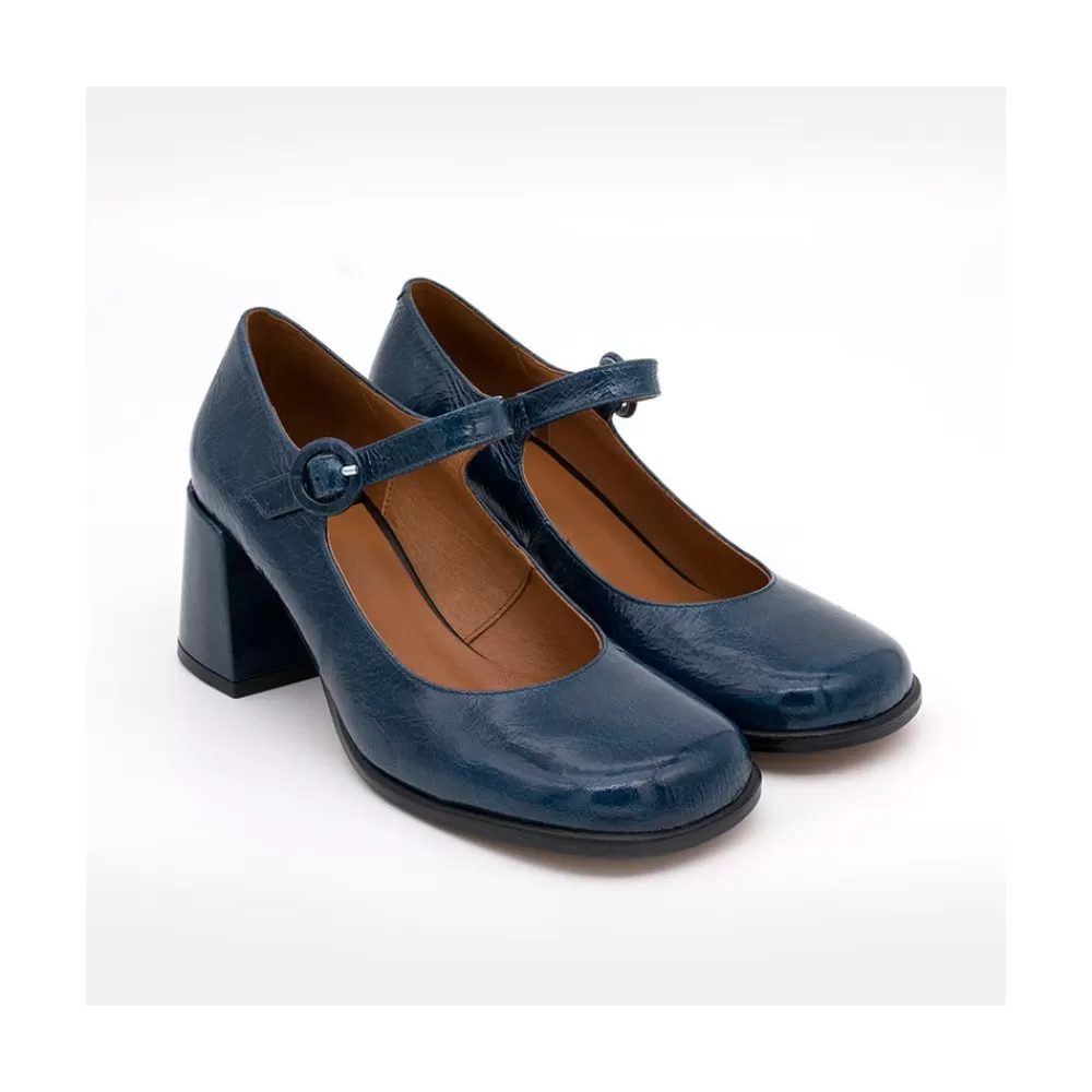 Mujer Ángel Alarcón Jett - Zapatos Mary Jane Diferentes, Redondeados Y Con Tacon Ancho