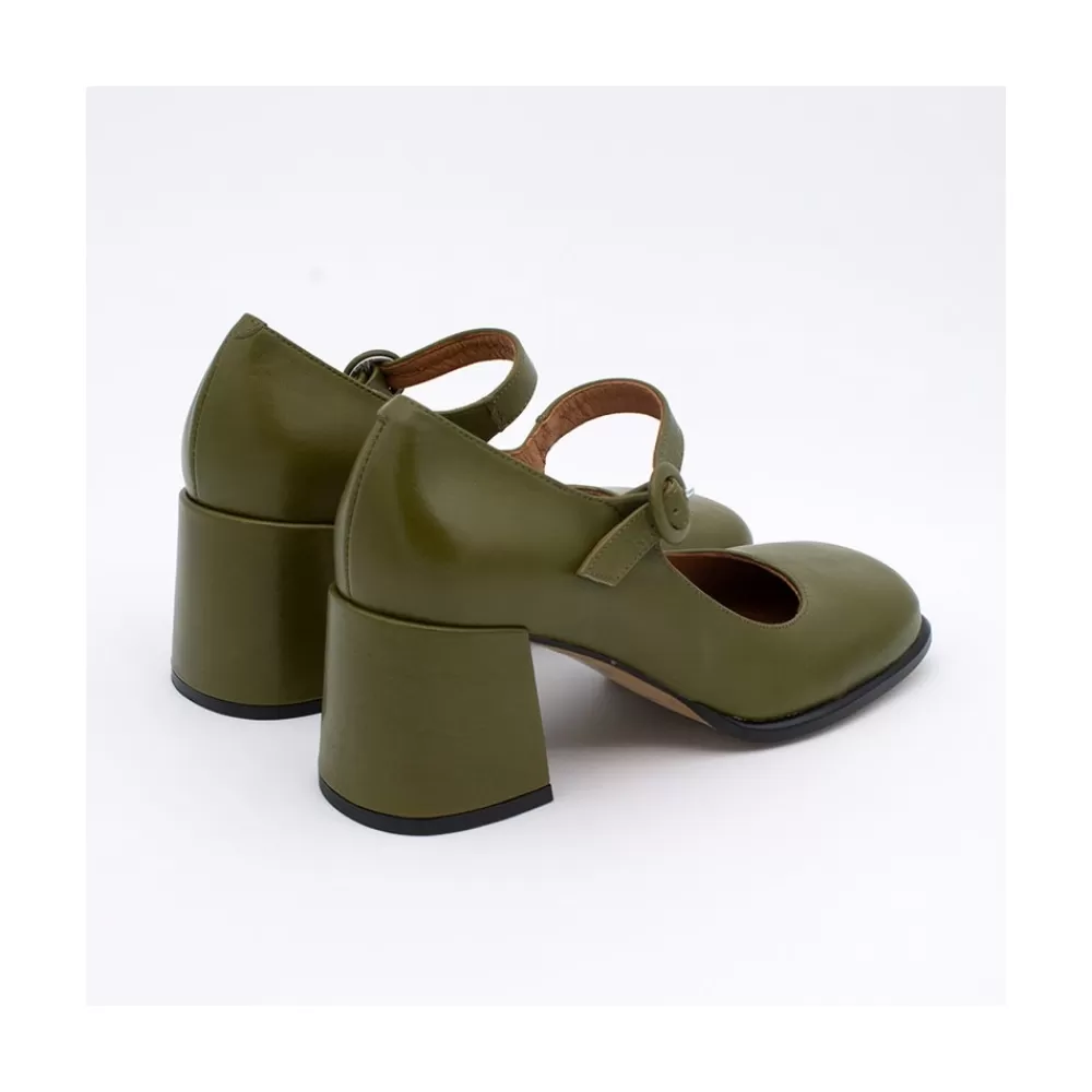 Mujer Ángel Alarcón Jett - Zapatos Mary Jane Diferentes, Redondeados Y Con Tacon Ancho