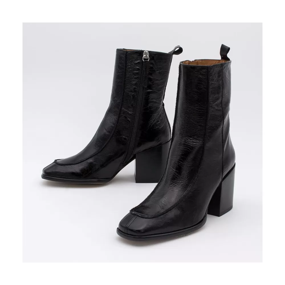 Mujer Ángel Alarcón Lebrock - Botines De Mujer Comodos Con Tacon Ancho