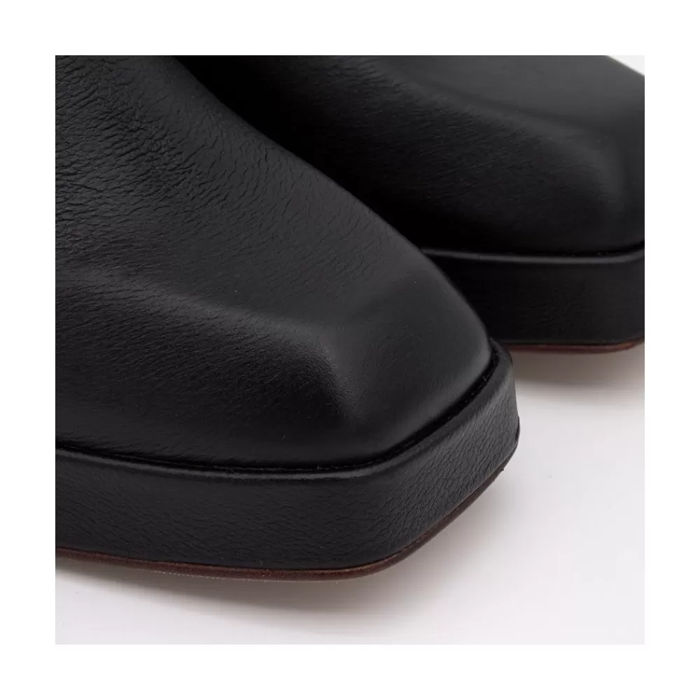 Mujer Ángel Alarcón Olama - Botas De Mujer Comodas De Ante Con Tacon Chunky Y Plataforma