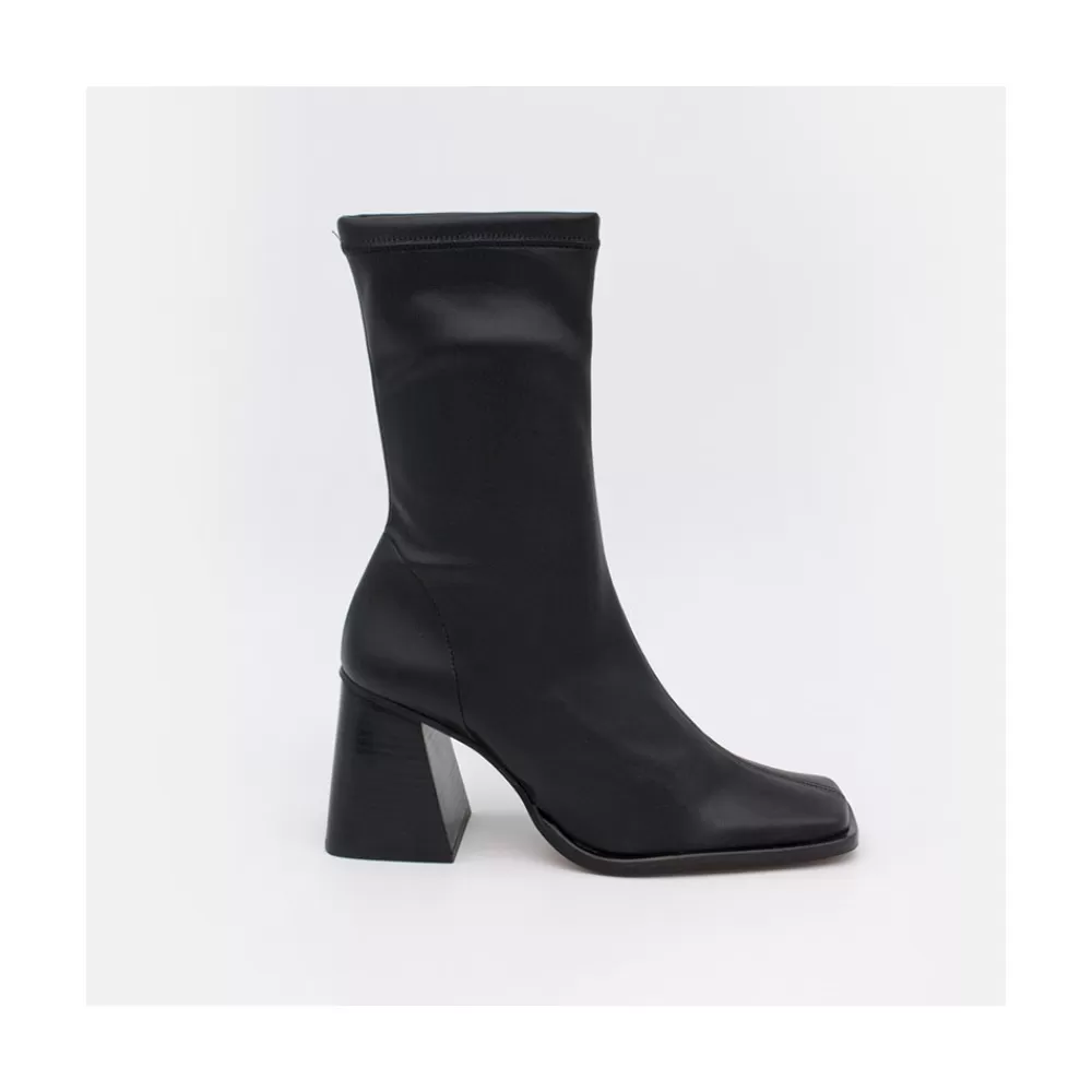 Mujer Ángel Alarcón Savegre - Botines Elasticos De Tipo Calcetin Con Tacon Geometrico Alto