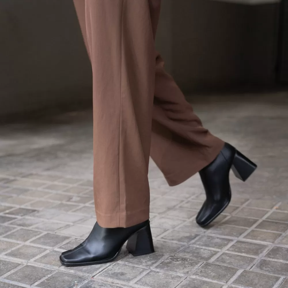 Mujer Ángel Alarcón Savegre - Botines Elasticos De Tipo Calcetin Con Tacon Geometrico Alto