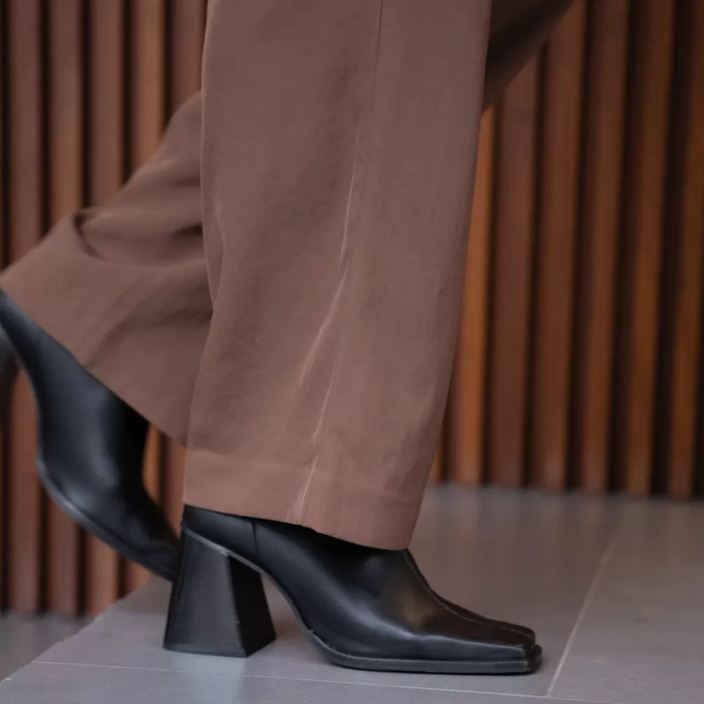 Mujer Ángel Alarcón Savegre - Botines Elasticos De Tipo Calcetin Con Tacon Geometrico Alto