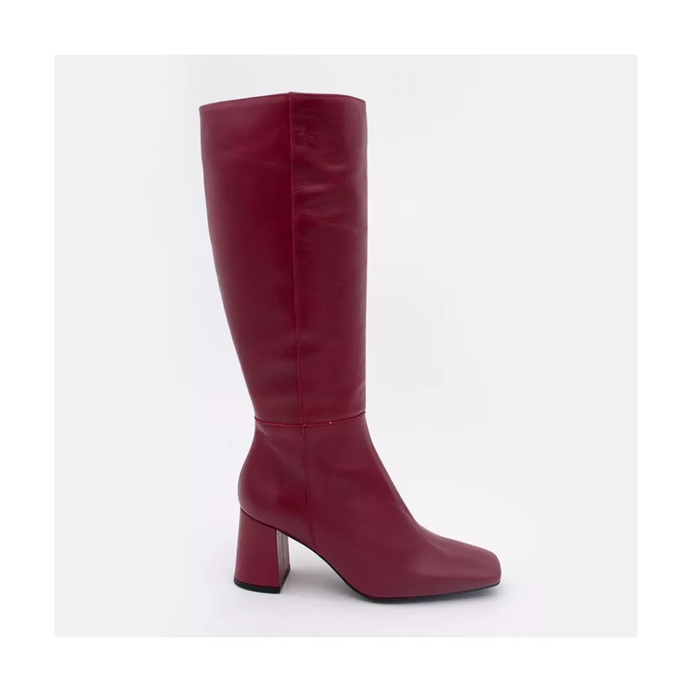 Mujer Ángel Alarcón Selma - Bota De Piel Con Tacon