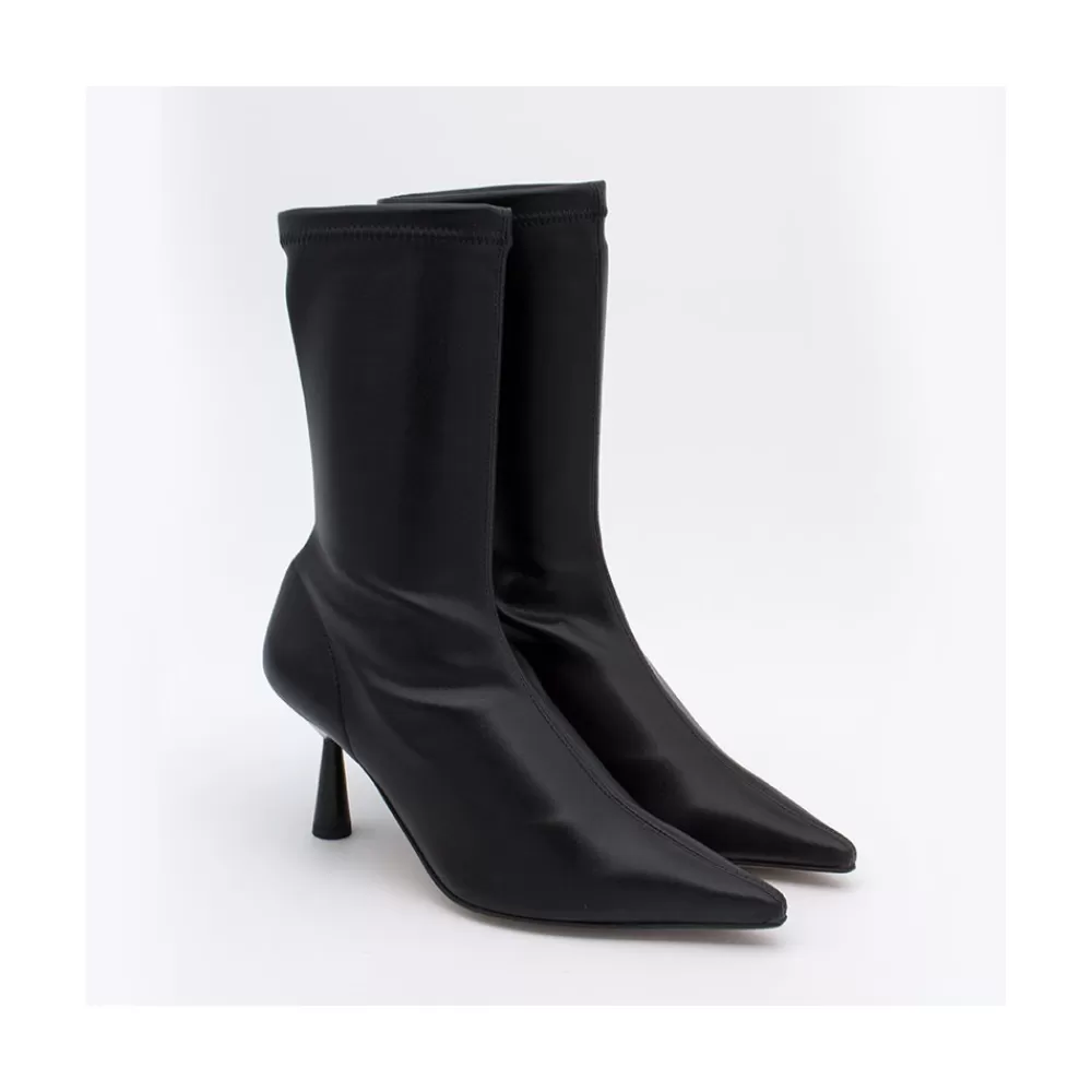 Mujer Ángel Alarcón Small Lori - Botin Elastico Con Tacon Alto Y Punta Fina