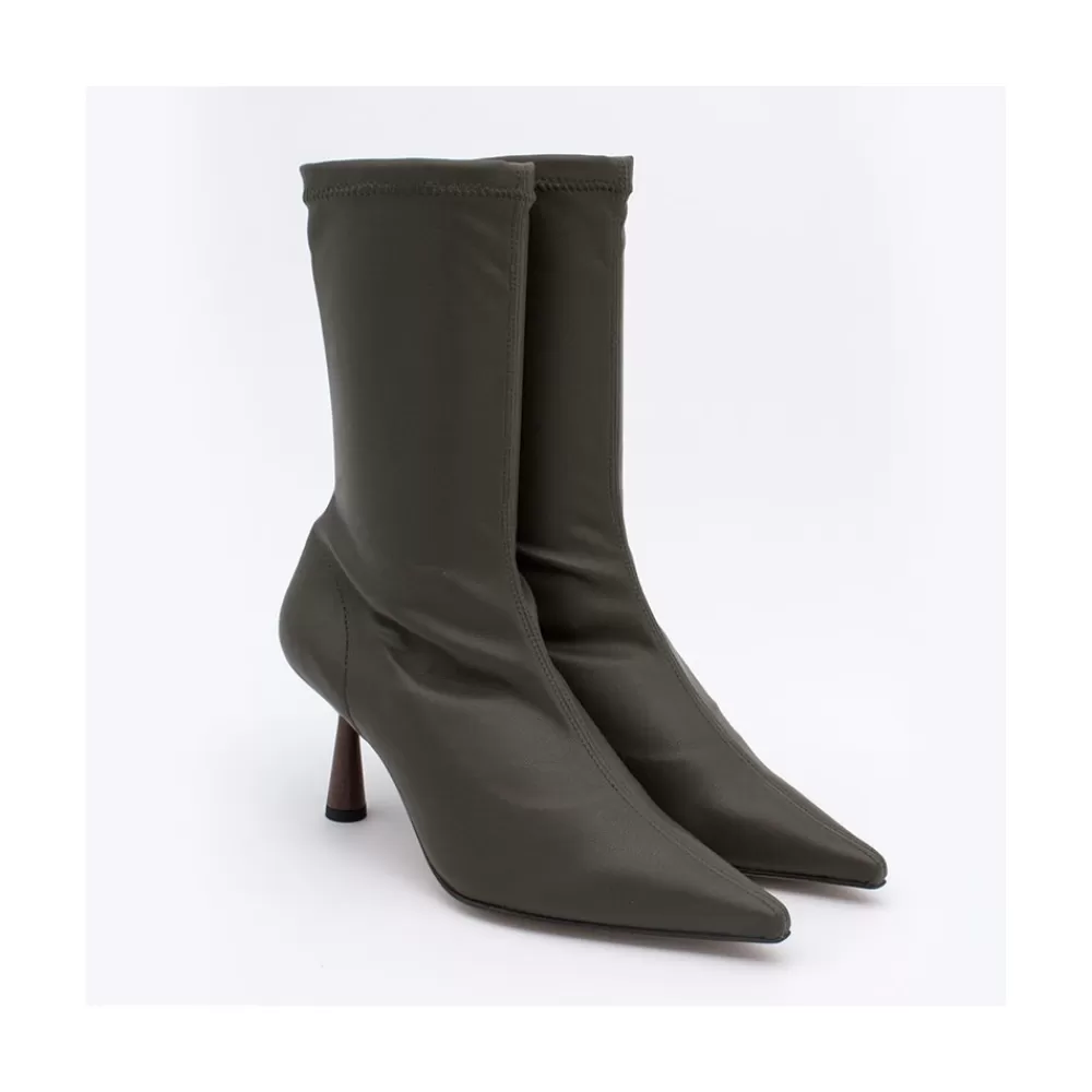 Mujer Ángel Alarcón Small Lori - Botin Elastico Con Tacon Alto Y Punta Fina