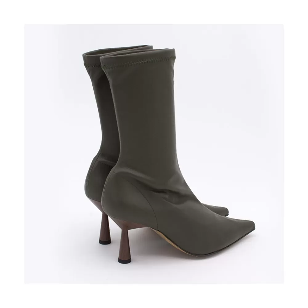 Mujer Ángel Alarcón Small Lori - Botin Elastico Con Tacon Alto Y Punta Fina