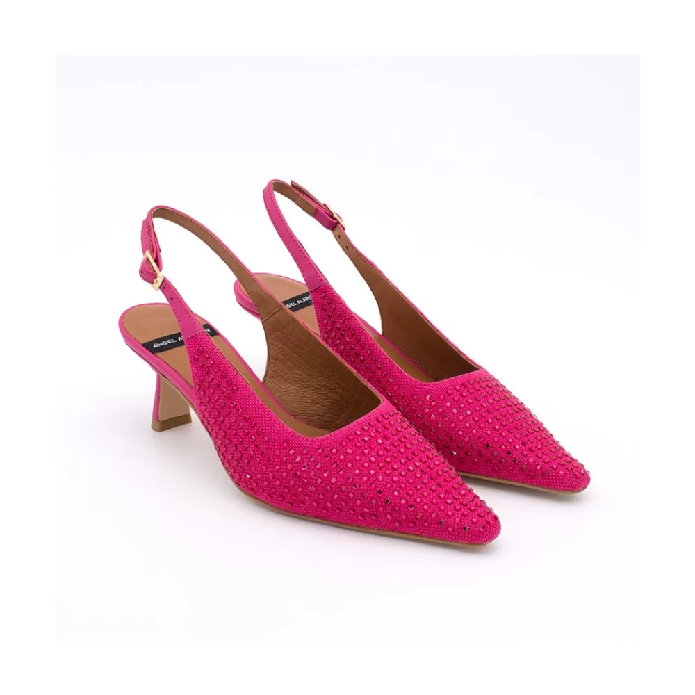 Mujer Ángel Alarcón Yakida - Zapato De Fiesta Comodos Con Cristales Brillantes